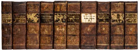 Leksika – Meyer, Joseph. Das große Conversations-Lexicon für die gebildeten Stände. 46 bind og 6 supplementbind, til sammen 52…