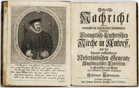 धर्मशास्त्र – Lehnemann, Johannes. सोलहवीं शताब्दी में प्रसिद्ध एंटवर्प के इवेंजेलिकल-लूथरन चर्च और उससे उत्पन्न फ्रैंकफर्ट एम माइन की ऑग्सबर्ग कन्फेशन की डच मंडली का ऐतिहासिक विवरण…