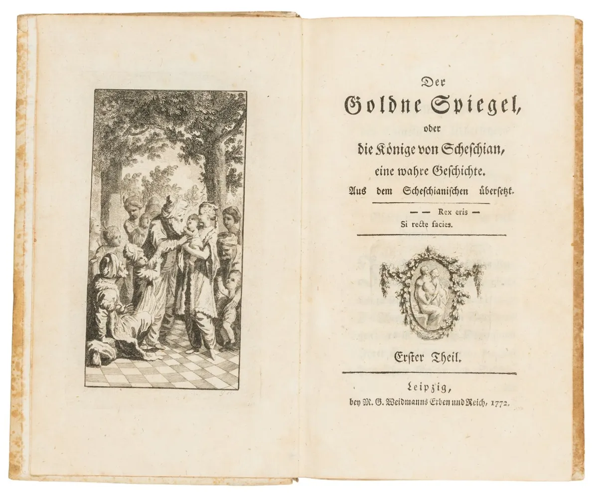 Wieland, Christoph Martin – 金镜或谢希安的国王们，一个真实的故事。译自谢希安语。…