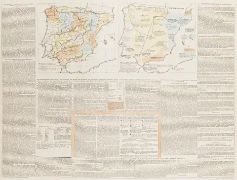Atlas – Las Cases, Emmanuel Auguste de. Historisk-genealogisk-geografisk-statistisk atlas. Oversat, forbedret, delvis…