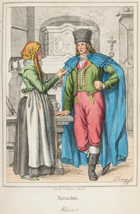 Germania – Duller, Eduard. Germania și poporul german. 2 volume. Cu 150 de vederi în oțel după desene de Ludwig Richter…