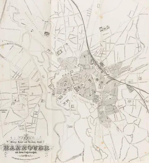 Tyskland - Niedersachsen – Møde for tyske arkitekter og ingeniører i Hannover, den 3. til 6. september 1862 som velkomst…