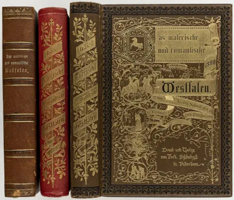Tyskland - Nordrhein-Westfalen – Schücking, Levin; Freiligrath, Ferdinand. Det maleriske og romantiske Westphalen. 2. omarbejdede…