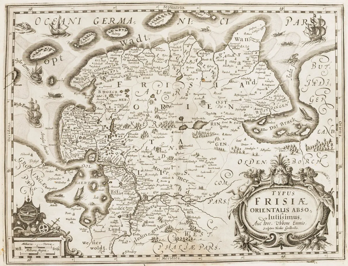 Germania - Frisia Orientale – Emmius, Ubbo. Storia dei Frisoni. Parte 2: Della Frisia e della repubblica dei Frisoni, delle città…