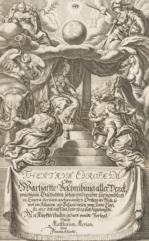 Europa – Merian, Matthäus. Theatrum Europaeum, eller udførlig og sandfærdig beskrivelse af alle og enhver mindeværdige historier,…