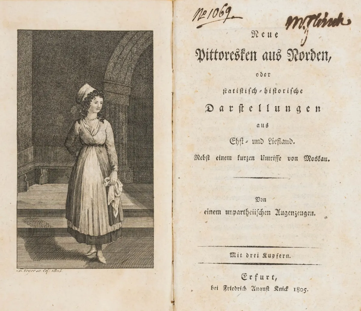 欧洲 - 波罗的海 – Petri, Johann Christoph. 北方新风貌，或爱沙尼亚和利沃尼亚的统计历史描述，…