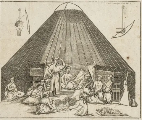 Europa - Rusland – Pallas, Peter Simon. Samlinger af historiske efterretninger om de mongolske folkeslag i et udførligt uddrag...