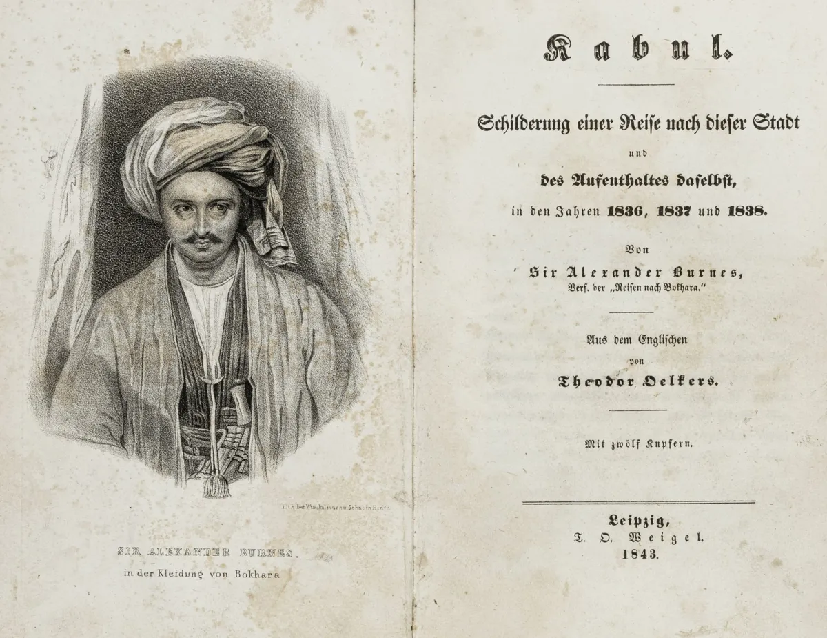 Orient - Afganistan – Burnes, Alexander. Kabul. Opis podróży do tego miasta i pobytu, w latach...