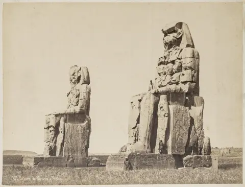 Egipt – colecție de 32 fotografii originale din Africa de Nord, în majoritate din Egipt. Vintage. Copii pe albumină montate. Circa 1880. Aprox.