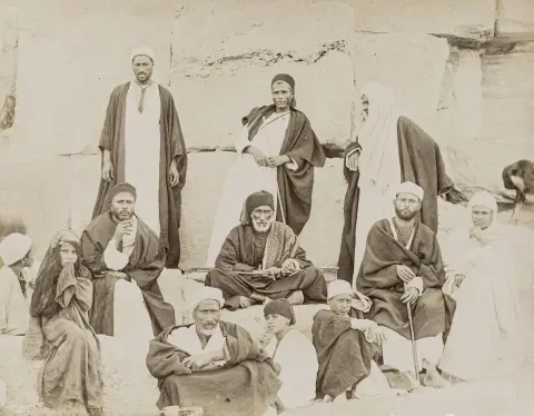 Egypten – Samling af 36 originale fotografier fra Nordafrika, overvejende fra Egypten. Vintages. Albuminetryk.