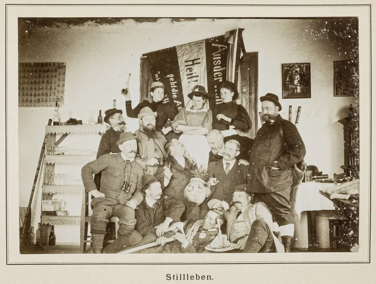 斯洛伐克 – 高塔特拉山。纪念S.B.夏季出游 高塔特拉山，布达佩斯1896年7月。（封面题名）。相册含1页…