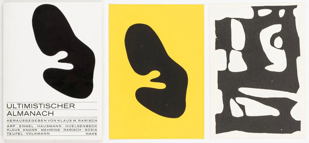 Arp, Hans – Rarisch, Klaus M.（编）. 终极主义年鉴. 附 Hans Arp 与 Raoul Hausmann 2 幅原版木刻. 科隆，Hake，…