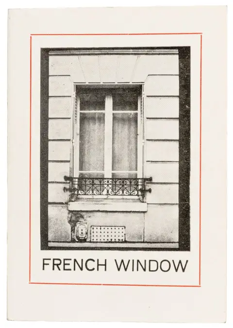 Avantgarde - Østeuropa – Trbuljak, Goran. French Window. Paris 1972-1973. Med talrige fotografiske gengivelser. Zagreb, Galerija…