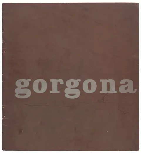 Avantgarde - Østeuropa – Vanista, Josip. Gorgona 1. Med 9 helsides fotografiske gengivelser