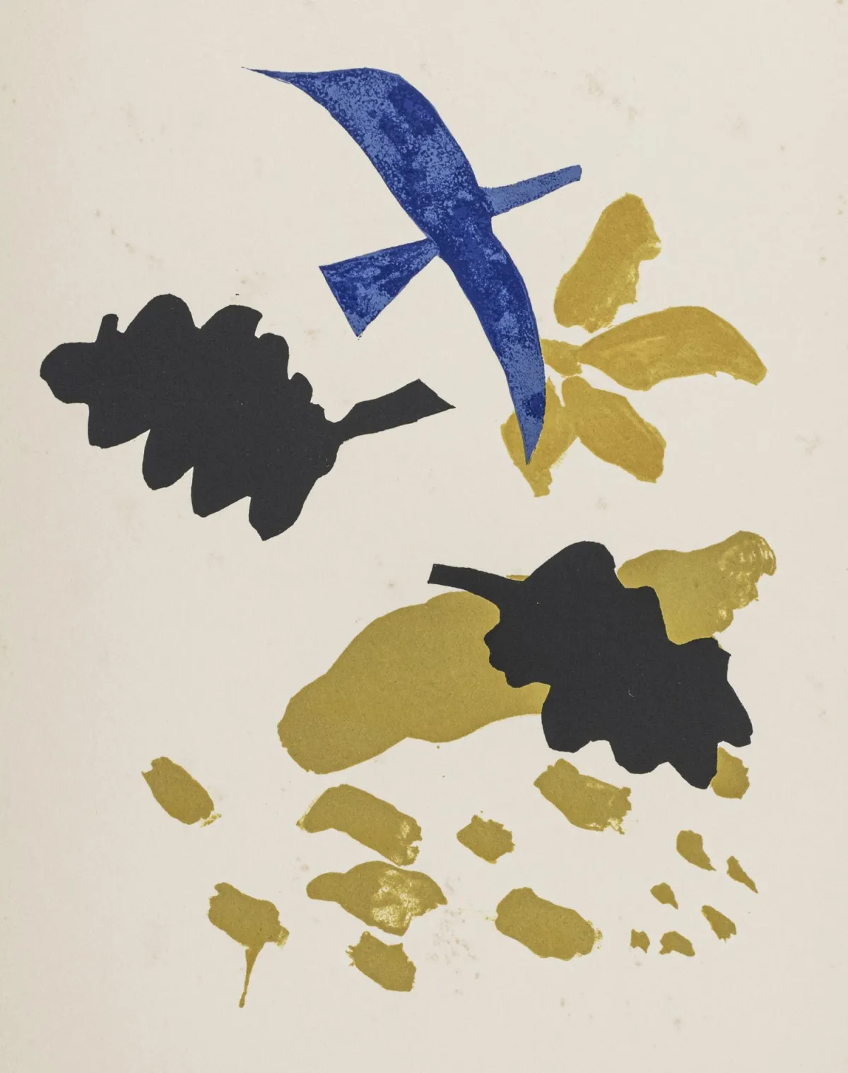 Braque, Georges – Benoit, Pierre-André. Mariette dans l'atelier ou la meilleure part. 含1幅由…签名的原创彩色石版画