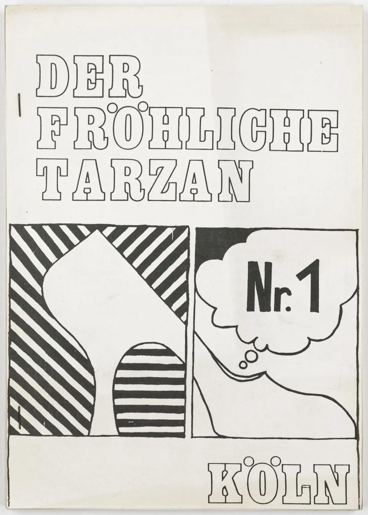 布林克曼，罗尔夫·迪特 – Der fröhliche Tarzan。第1、3、7期（共9期）。来自科隆的新诗歌杂志。编：罗尔夫-埃卡特……