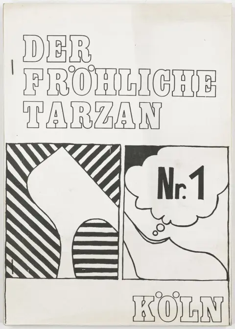 Brinkmann, Rolf Dieter – Der fröhliche Tarzan. Hæfter nr. 1, 3, 7 (af 9). Et nyt tidsskrift for digtning fra Köln. Red. Rolf-Eckart…