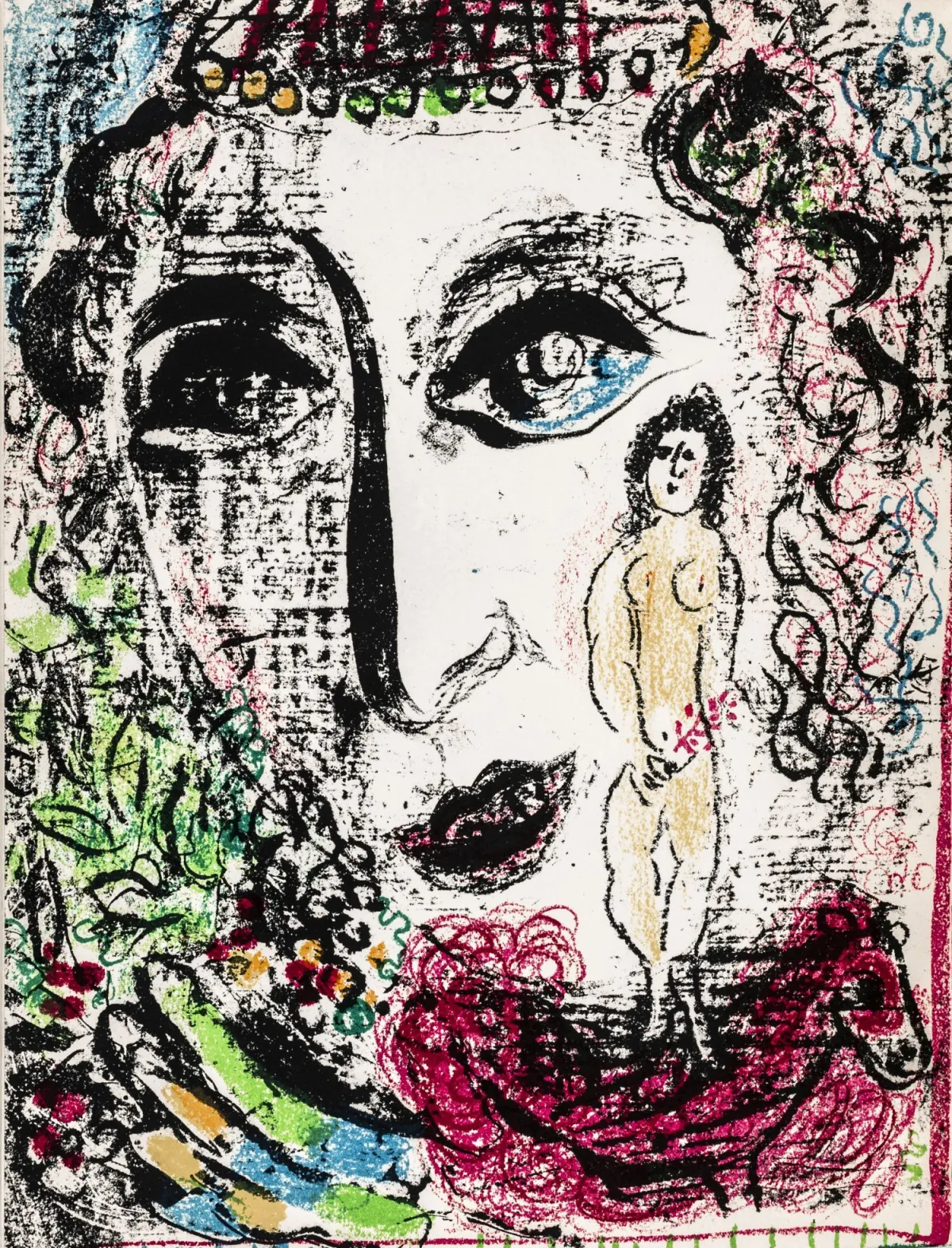 Chagall, Marc – Mourlot, Fernand. Chagall Lithographe. 1957-1962. 第2卷。含12幅(含封面,其中7幅彩色)原创石版画…