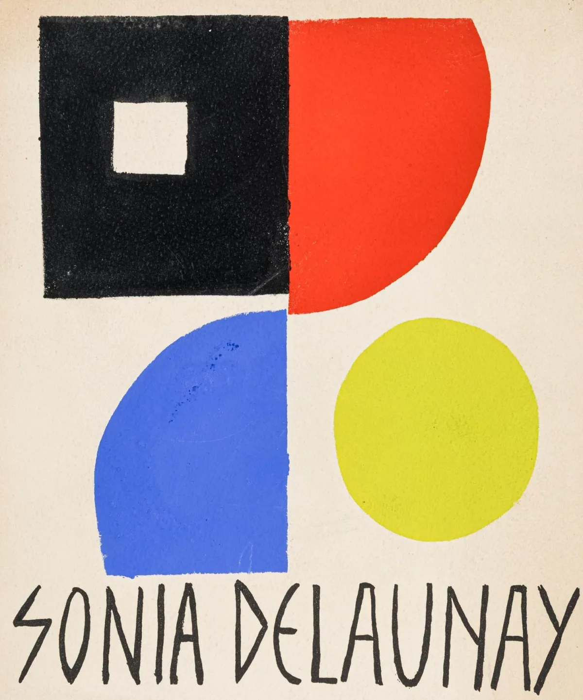 Delaunay, Sonia – 巴黎。比勒费尔德市立美术馆展览图录，1958年9月14日-10月26日。60页。24.5 x 20厘米。插图原装纸板…