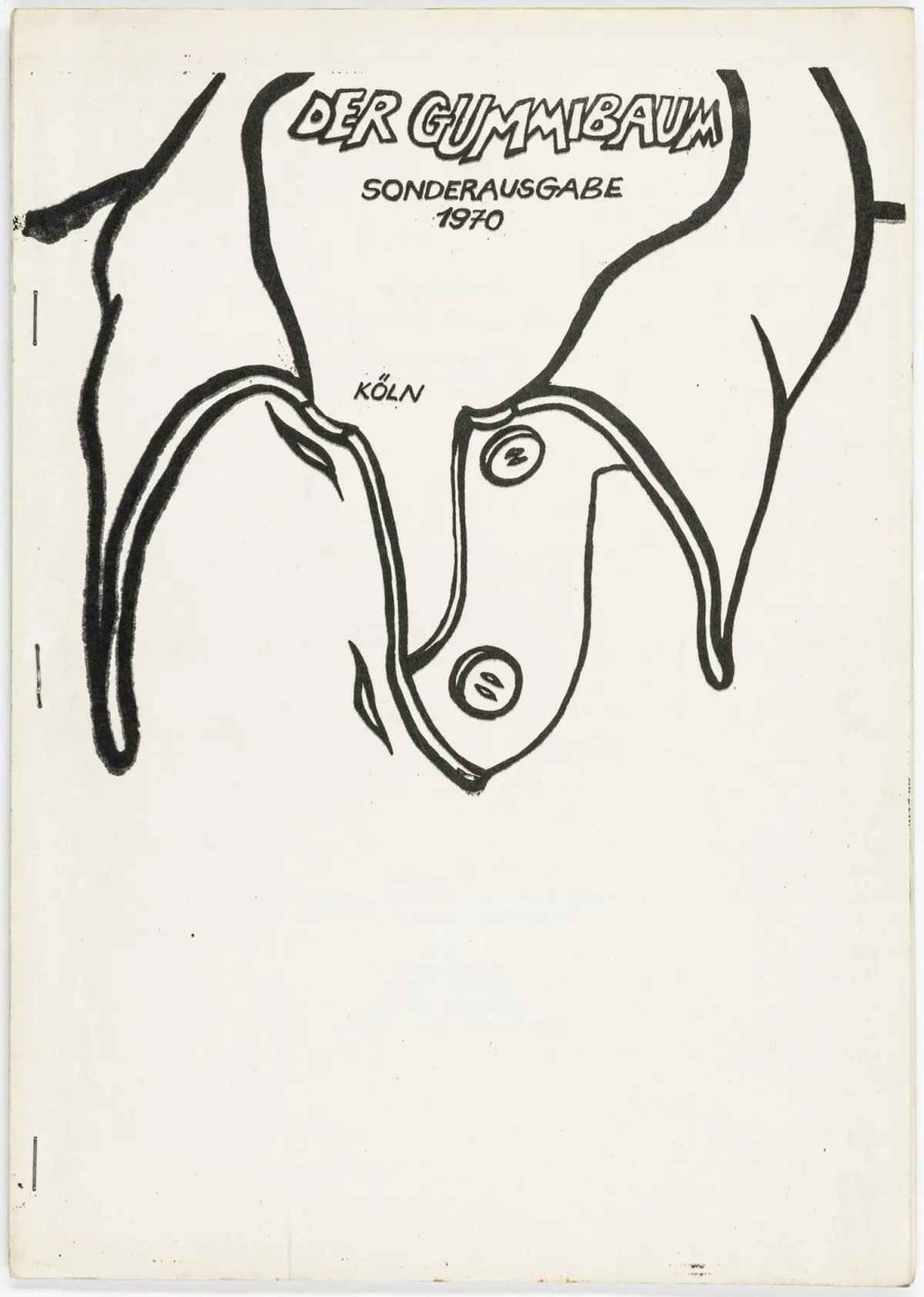 Der Gummibaum——新诗歌家庭杂志。1970年特刊。由Henning John von Freyend编辑。插图由…