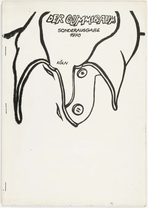 Der Gummibaum – Husmagasin for ny poesi. Særudgave 1970. Redigeret af Henning John von Freyend. Med illustrationer af…