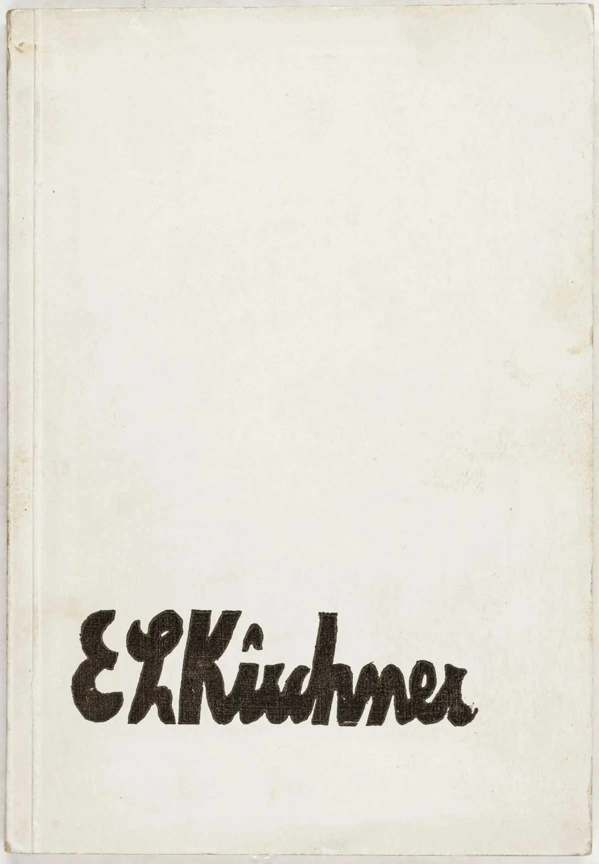 基尔希纳，恩斯特·路德维希 – 恩斯特·路德维希·基尔希纳展览。伯尔尼艺术馆1933年3月5日至4月17日展览图录…