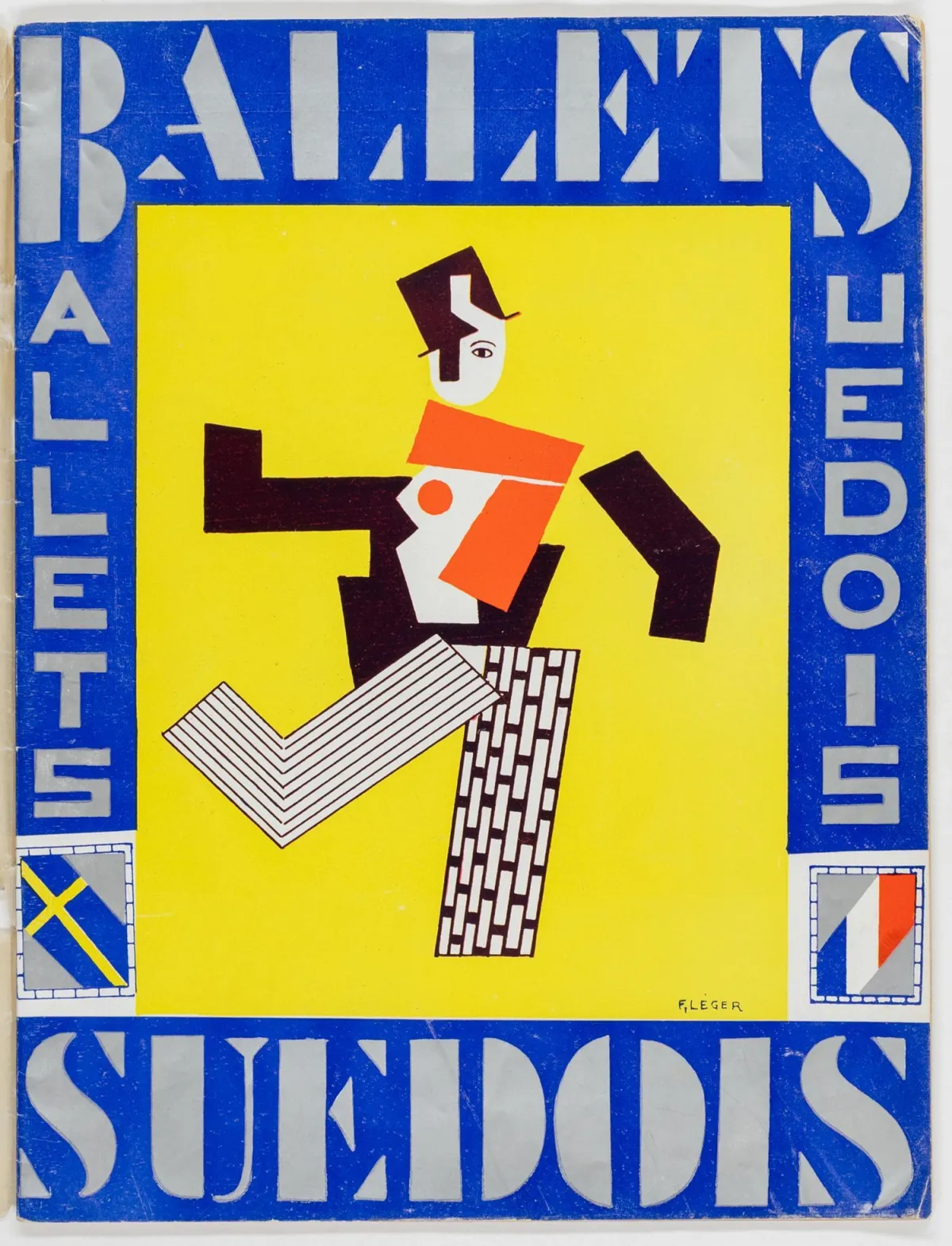 Les Ballets Suédois – 导演 Rolf de Maré。含大量部分彩色插图。巴黎，Hébertot，1923年。36页。32 x 24 厘米。