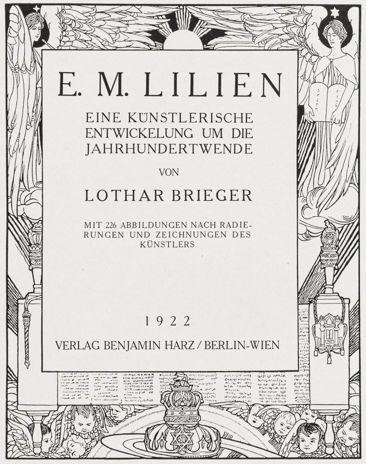 Lilien, E. M. – Brieger, Lothar. E. M. Lilien. Umělecký vývoj na přelomu století