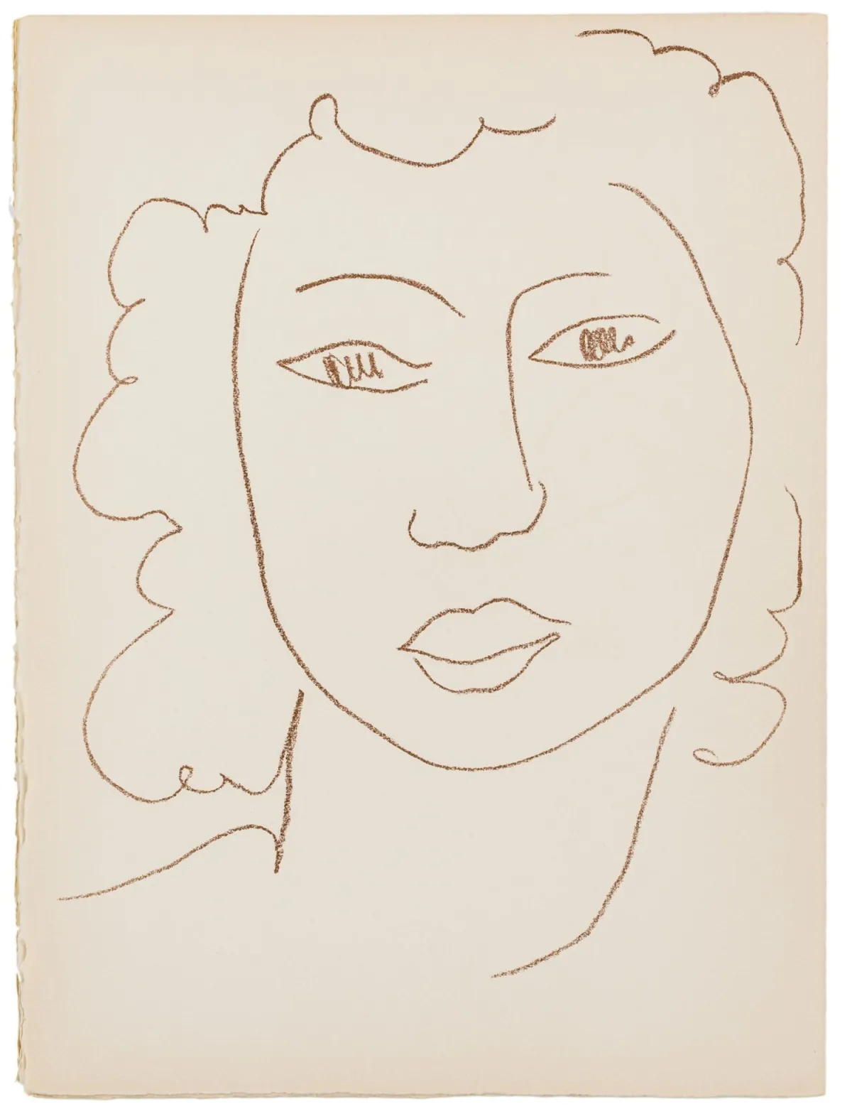 Matisse, Henri – Nau, John-Antoine。Poésies Antillaises。由Henri Matisse绘制插图。含28幅整页原版石版画,棕色印…
