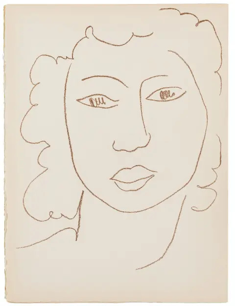 Matisse, Henri – Nau, John-Antoine. Poésies Antillaises. Illustreret af Henri Matisse. Med 28 helsides originale litografier i…