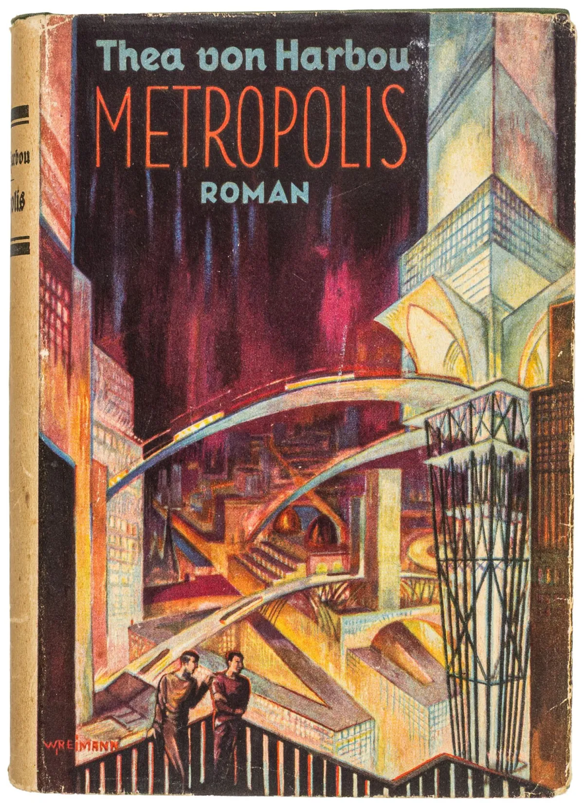 Metropolis – Harbou, Thea von. Metropolis. Roman. 17e-21e duizendtal. Berlijn, Scherl, ca. 1927