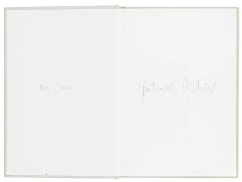 Richter, Gerhard – Sils. Redigeret af Hans-Ulrich Obrist med en tekst af Peter André Bloch. Med talrige illustrationer efter…