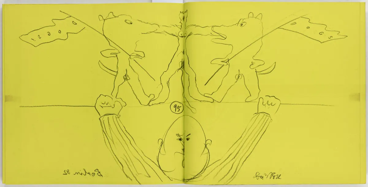 Roth, Dieter – Dogs。含128幅双手速写图版及一幅双页签名原画