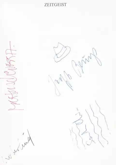 Samling af 9 for det meste signerede kataloger