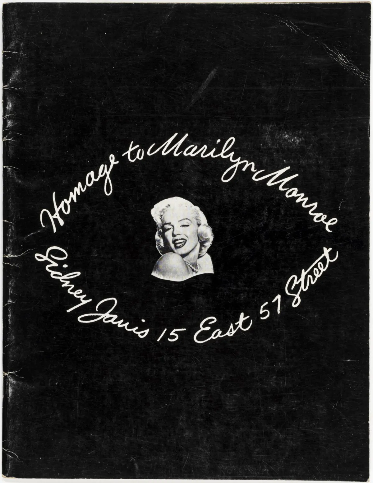 Sidney Janis Gallery – Homage to Marilyn Monroe. 含大量插图。纽约,1967年。28 x 21,5厘米。插图平装。