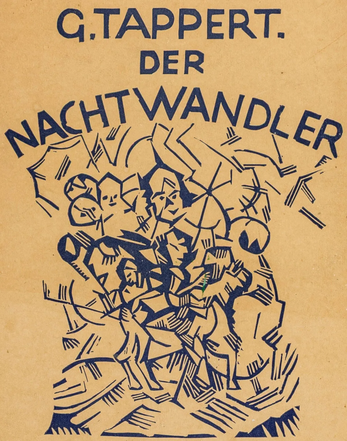 Tappert, Georg – Der Nachtwandler。为Theodor Däubler诗作所作8幅木刻。附8幅签名编号…