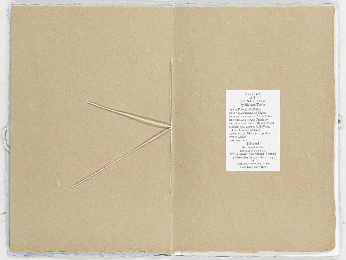 Tuttle, Richard – Color as Language。附Thomas McEvilley撰文。物件书。纽约2004年。24 x 15,5厘米。原装封套。编号100册之一…
