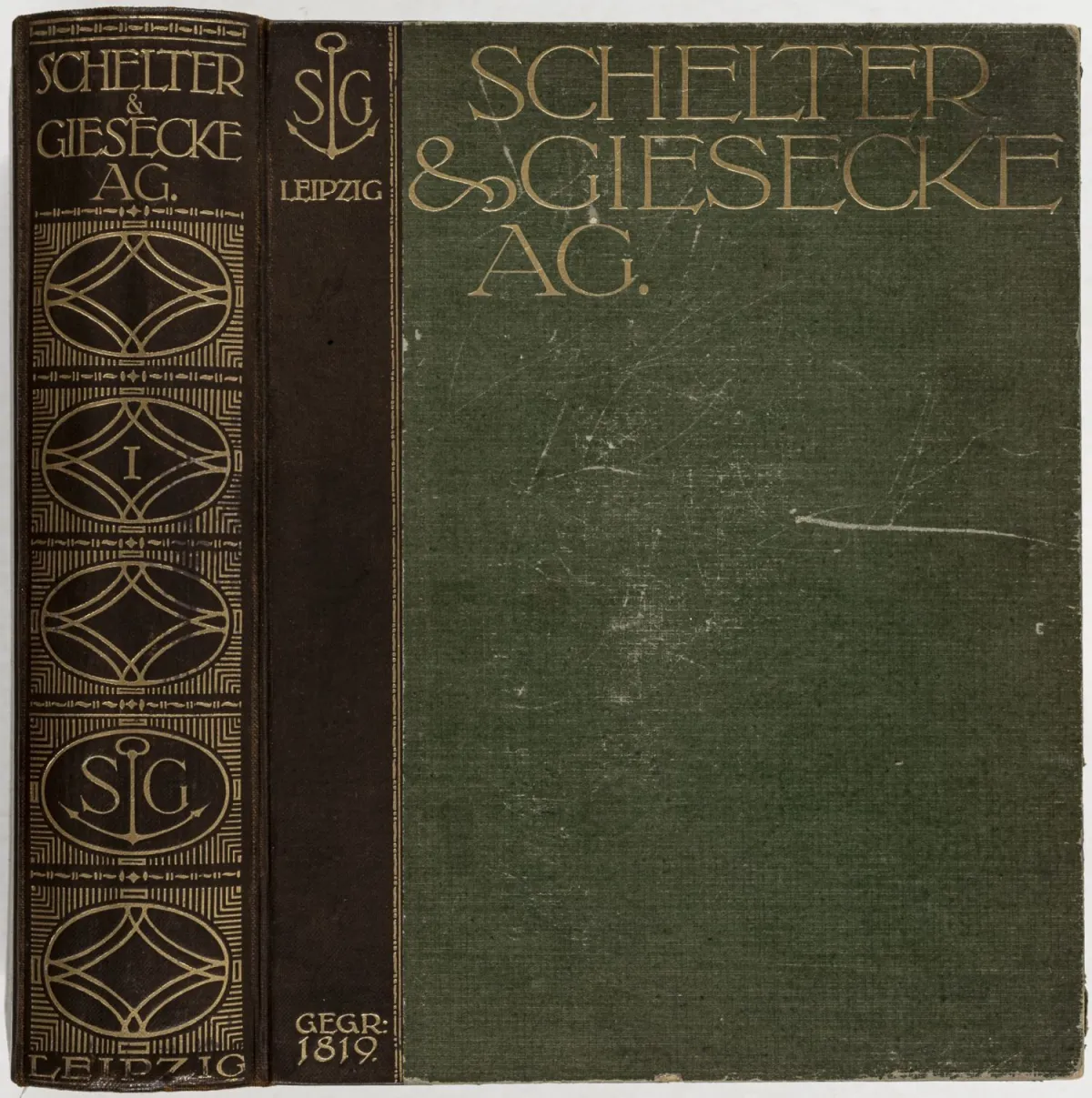 字体排印 – Schelter & Giesecke。J.G. Schelter & Giesecke Leipzig 主样本。第 1 卷。字体、黄铜线等。含大量…