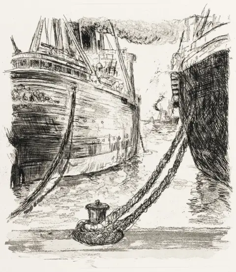 Valéry, Paul – Variations sur ma gravure. Med 4 raderinger av P. Valéry. Paris, Les amis de l'objet d'art, 1944. 27 s., 3 bl. 29 x 24 cm.