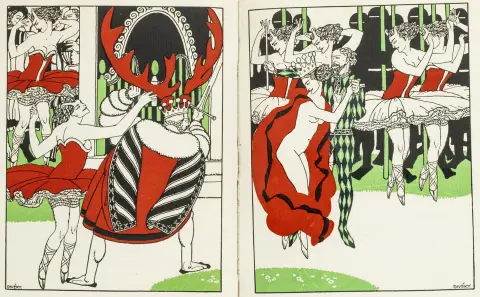 Wiener Werkstätte – Heine, Heinrich. Doktor Faust. Et dansepoem, samt kuriøse beretninger om djevler, hekser og diktning. Med 13...