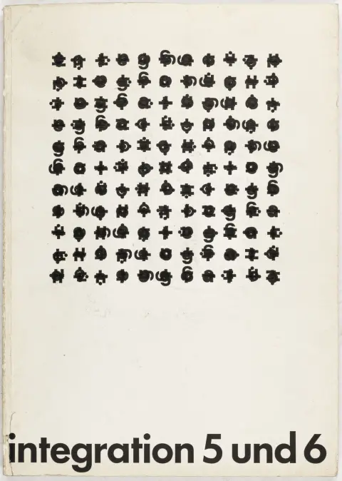 Zero – Vries, Herman de. Revue Integration. Revue pour la nouvelle conception de l'art et de la culture. Nr. 5/6. Med originalgrafikk…