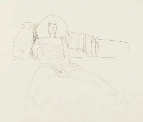 Klimt, Gustav – Lukianoksen hetairakeskustelut. 7 (15:stä) valopainolaattaa. Todennäköisesti Leipzig, Zeitler, 1907. Lehden mitat: kukin n. 28 x…
