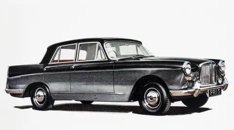 Reklame - Automobiler – Fem brosjyrer fra britiske og amerikanske bilprodusenter. Med delvis fargede bilder. Tverr-4°. Ill.…