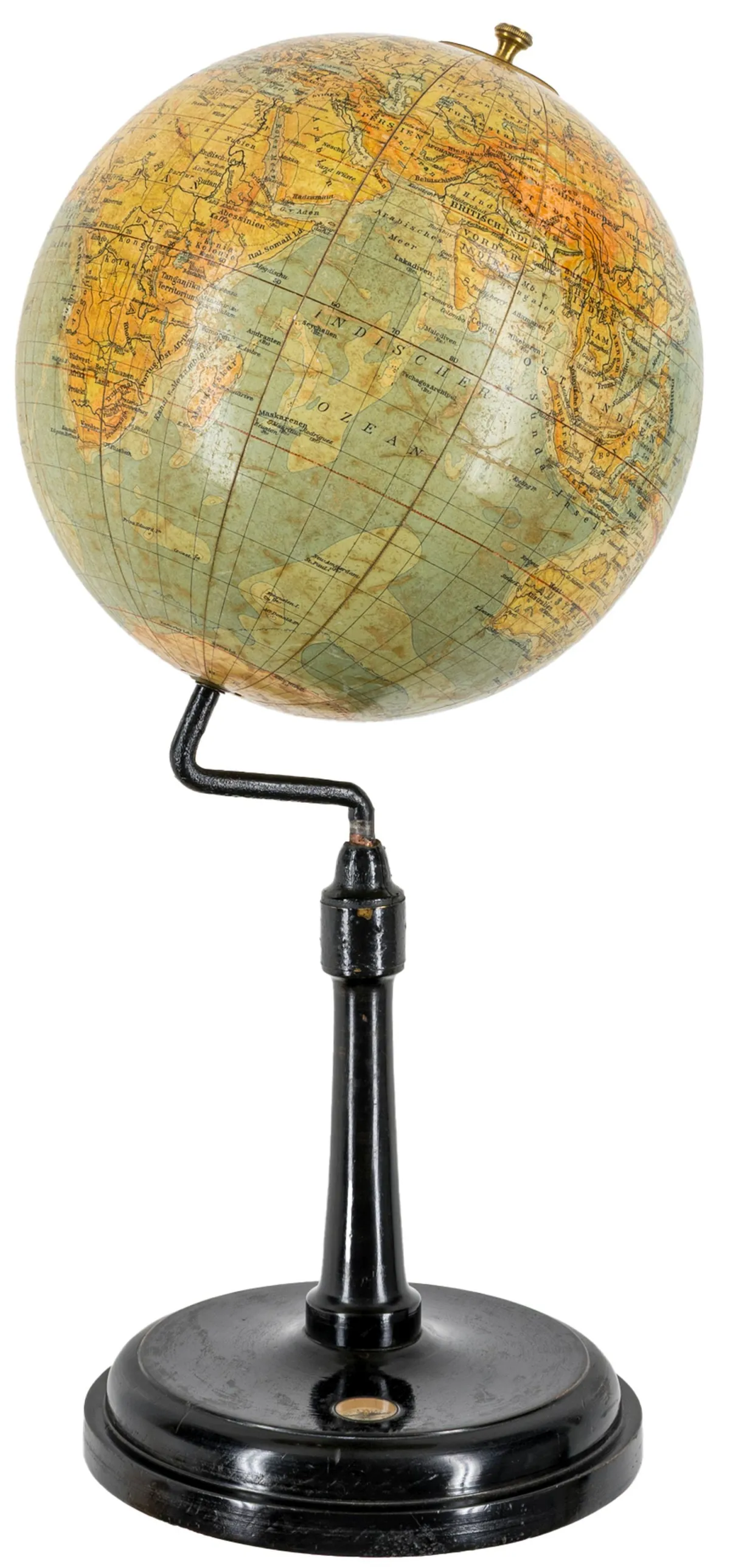 Globes et astronomie – Globe terrestre de Freytag & Berndt, Vienne vers 1920