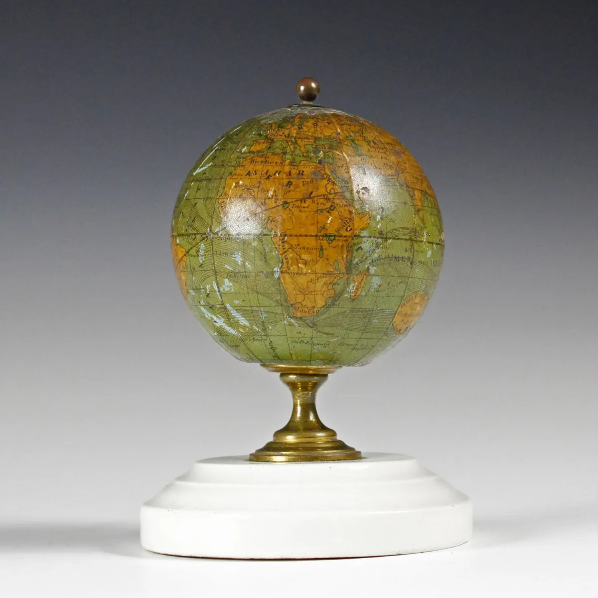 Globes et astronomie – Globe terrestre d'Ernst Schotte, Berlin vers 1875