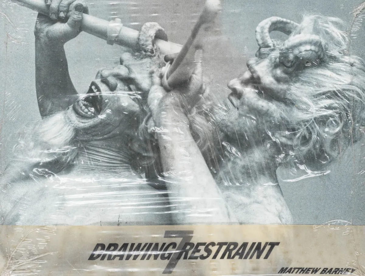 Barney, Matthew – Drawing Restraint 7。含彩色插图。Ostfildern, Cantz, 1995。66 页。32 x 26,5 厘米。插图原装…