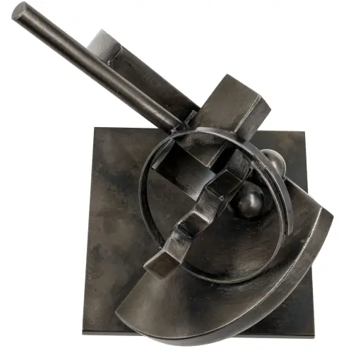Benton, Fletcher – Folded Circle - Maquette #1. Stål, brun patinert. Signert og datert på plinten. 2008. 20 x 15 x 12,5 cm. På…