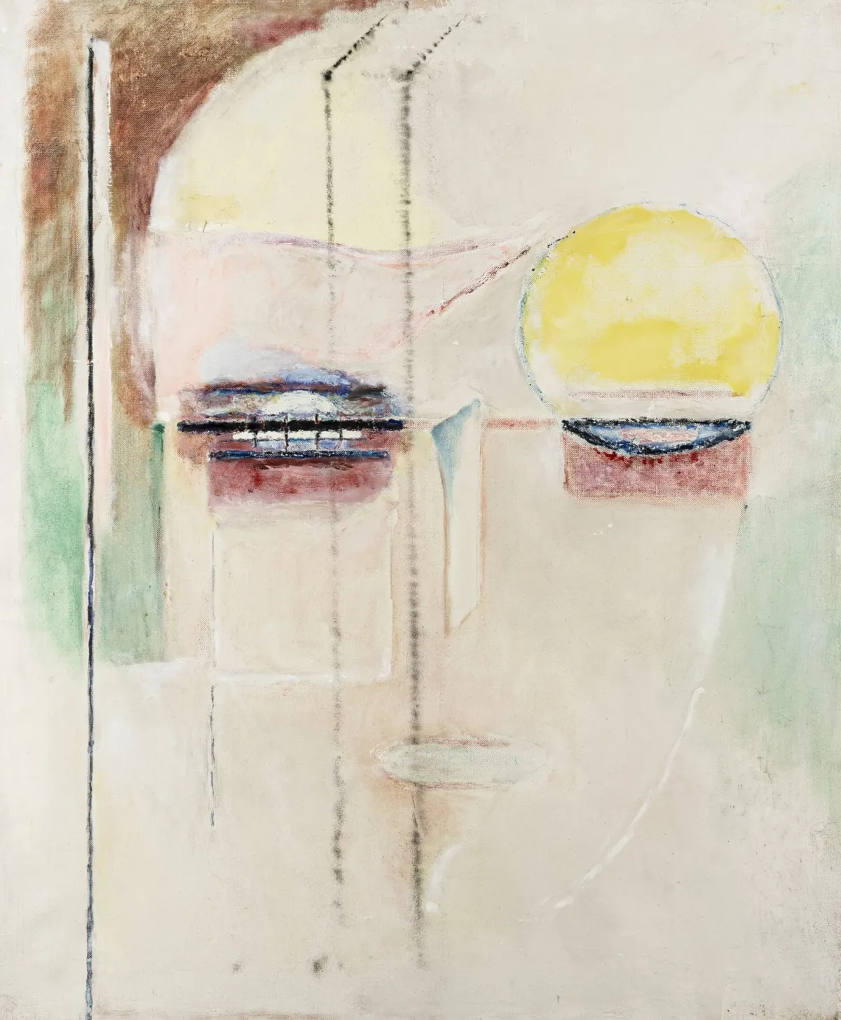 Buchholz, Erich – 之后 - 自画像。布面油画。背面内框标注"第二次诞生后的自画像"并...