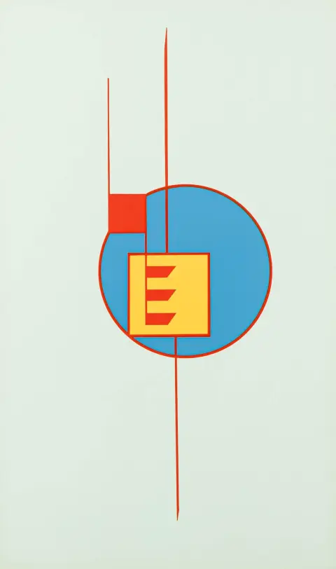Buchholz, Erich – serigrafia s II a b c d e f. 6 serigrafie a colori su velina verde chiaro e rossa