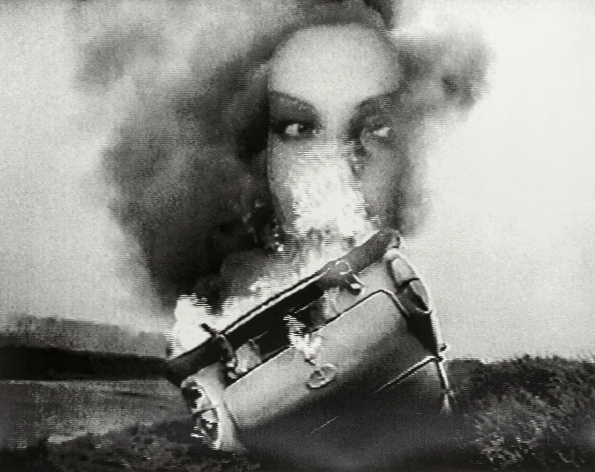 Burgin, Victor – Fiction Film。盒装，含9幅丝网印刷和2张轻卡纸文字页。1991年。纸张尺寸：76 x 95厘米。散页置于原装亚麻布盒中（80 x 100厘米）。